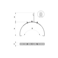 ELKO-BIS Uchwyt gąsiorowy G5 MAX 59.1MAX