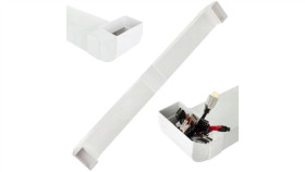 Przepust Kanał Kablowy Podtynkowy Do Maskowania Kabli Telewizyjnych 2X Kanał...