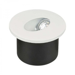 Oprawa schodowa LED 3W 270lm 4000K IP20 Biała Okrągła 211208