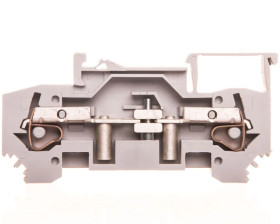 Złączka szynowa (rozłączalno-pomiarowa) 2-przewodowa 10mm2 szara 282-131 /25szt./