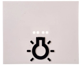 SISTENA LIFE Klawisz pojedynczy /światło/ arctic 771010