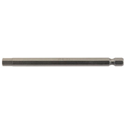 Draper 64375 6mm 1/4&quot; Hex Hexagonal Insert Bit 100mm Long x 1