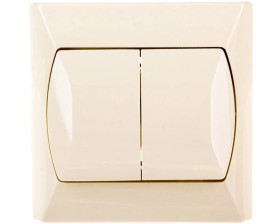 AKCENT Łącznik świecznikowy beżowy ŁP-2A/01