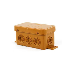 Puszka instalacyjna n/t brązowa V8 IP54 80x45x41 038-02 ViPlast