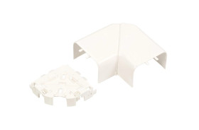 Naroże kanału płaskie regulowane DLP 80x35/50 białe 010767