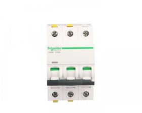 Wyłącznik nadprądowy 3P D 50A 6kA AC iC60N-D50-3 Acti9 A9F05350