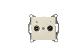 Sedna Gniazdo antenowe RD/TV końcowe kremowe SDN3301623