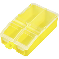 TRU COMPONENTS TC-13446140 Assortment box 113x60x30mm 2 compartments