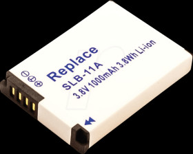 40683 Battery, digital camera, compatible, 1000 mAh
