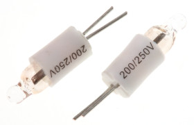 Lampka kontrolna 220/250V Trzpienie przewodzące długość 19.85mm