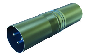 Adapter AV Męskie XLR (1) na Męskie XLR (1)