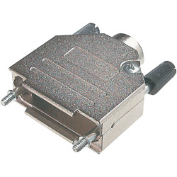 Assmann WSW AMET-09 RS D-sub Cover Metallized 9 Way 180&#xB0; Long Screws