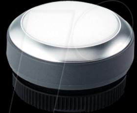 1.30.270.031/2200 FS+ 22 - push-button switch - metal, white, can be illuminated