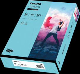 88324419 Paper, medium blue, DIN A4, 80 gsm, 500 sheets