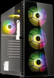 OBSERVATORY HF GB Kolink Observatory HF Glass ARGB midi-tower, black