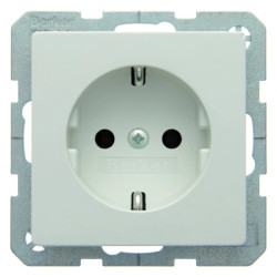 Gniazdo SCHUKO śnieżnobiały aksamit Q.1 41436089