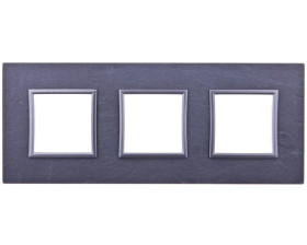 DANTE Ramka potrójna kamień ARDESIA 4509483