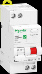 R9D01632 RCBO Resi9 1P+N, 32 A, B char., 30 mA, type A, 6 kA