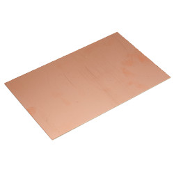 R-TECH 341017 Copper Clad Single Sided FR4 Fibre Glass 100 x 160mm