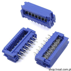 2X07-TO-WIRE Connector 2x7 Pins to Wire THT DUPONT