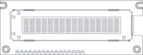 OLED-016O002G-LPP5N00000 16 x 2 Character OLED