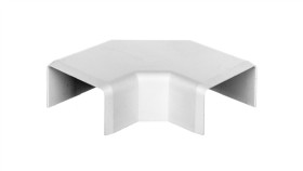 Pokrywa Kątowa Lhd 25X15mm Biała 8693