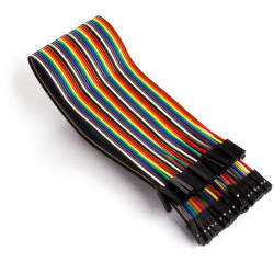 Whadda WPA415 40 Pins 30 Cm Female To Female Jumper Wire (Flat Cable)