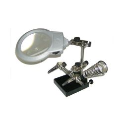 Trzecia ręka ZD-10M z uchwytem i lupą z podświetleniem LED