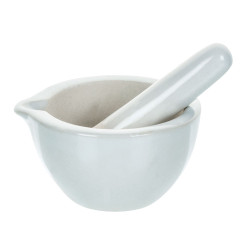 Eisco Porcelain Mortar &amp; Pestle 2000ml
