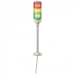 Monolityczne kolumny świetlne, Harmony XVG, 60 mm, czerwony pomarańczowy zielony, światło stałe, montaż na rurze aluminiowej i p