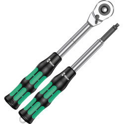 Wera 05004095001 8006 C&#x2B; 8797 Zyklop Hybrid Ratchet &amp; Handle Extension Set 2pc