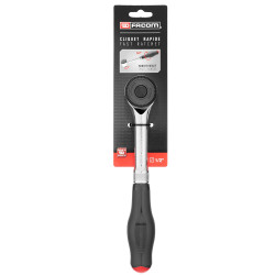 Grzechotki, 1/2 cala, dł. 251 mm, Stal chromowo-wanadowa, Facom