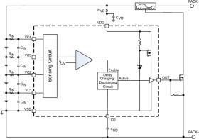 Family Overvoltage Protection for 2 to 4-Series Cell Li-Ion Batts w Ext Delay Capacitor