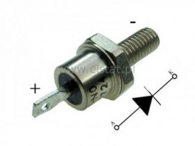 Dioda 16A 1200V 16HF120M M5 ( - )