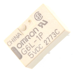 Przekaźnik sygnału, 5V dc, 1 A, SPST, 1-polowy, montaż PCB, Omron HFD31