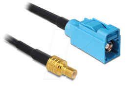 88652 HF cable, FAKRA Z socket > SMB socket, 3m