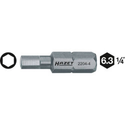 Hazet 2204-6 Hex Bit 6mm Special Steel C6.3 For High Demands
