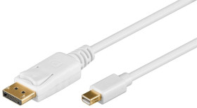 Kabel przejściowy mini DisplayPort 1.2, pozłacany - Długość kabla 1 m