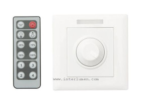 Ściemniacz taśm LED 1/k 12-24V 8A + pilot
