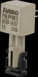 HFBR-1415Z FO-HL transmitter module, 820nm, 160 MBd, ST connection, miniatu