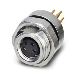 Złącze wielostykowe przemysłowe 4-pinowe M12 Wciskane Gniazdo Phoenix Contact