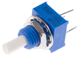 Potencjometr 1kΩ typ Obrotowy Bourns średnica wału 3,18 mm 0.25W długość wału 12.7mm Montaż panelowy, Przewlekany