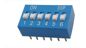 DIPSWITCH 6x BLUE
