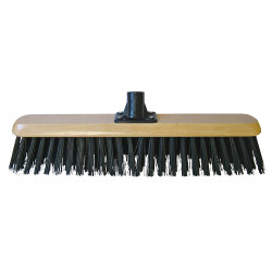 Faithfull FAIBRPVC18R Black PVC Platform Broom Head 450mm (18in) Threaded Socket