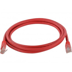 Patchcord UTP kat.6 kabel sieciowy LAN 2x RJ45 linka czerwony 10m