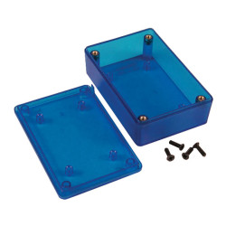 Hammond 1591XXMTBU ABS Enclosure Multipurpose Translucent Blue 85 x 56 x 21mm