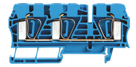 Blok zacisków przelotowych Weidmuller poziomy: Pojedynczy 22 → 8AWGZacisk Z raster: 8.1mm 41A 800 V