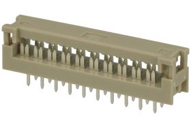 Przejście; IDC; 09181209622; 20 torów; 2x10; proste; 2,54mm; złocone; na taśmę; przewlekany (THT); zaciskany; Harting; RoHS