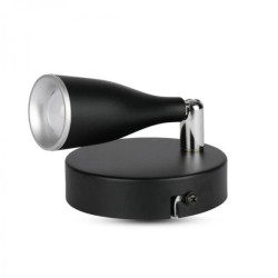 Kinkiet LED 4.5W 420lm 3000K IP20 Czarny 218263