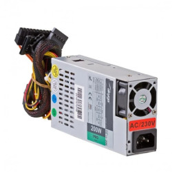 Zasilacz Flex ATX 200W Akyga AK-I1-200 1U mini ITX 20+4 P4 2x SATA 2x Molex PPFC FAN 40mm